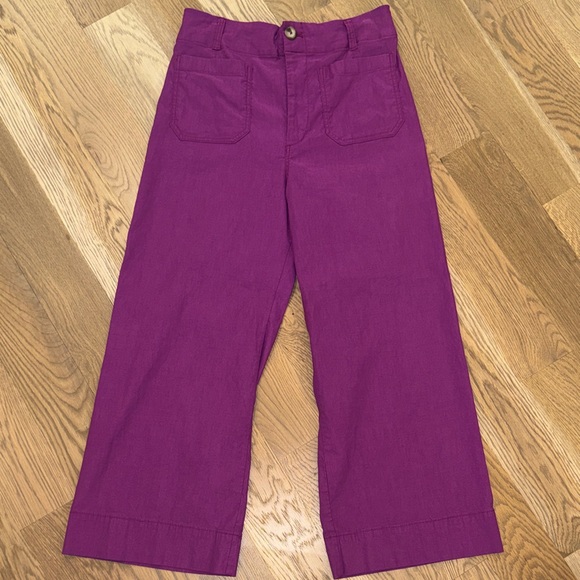 Maeve Anthropologie The Collete Wide Leg Trousers - Picture 4 of 7